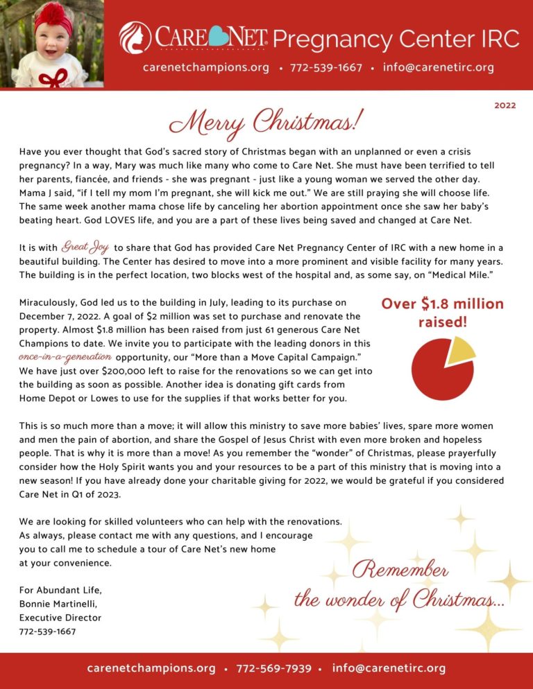 end of year christmas letter with baby pic and christmas theme