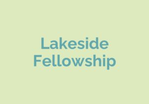 Lakeside Fellowship walk sponsor