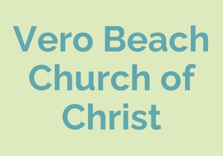 vero beach church of christ sponsor 2026